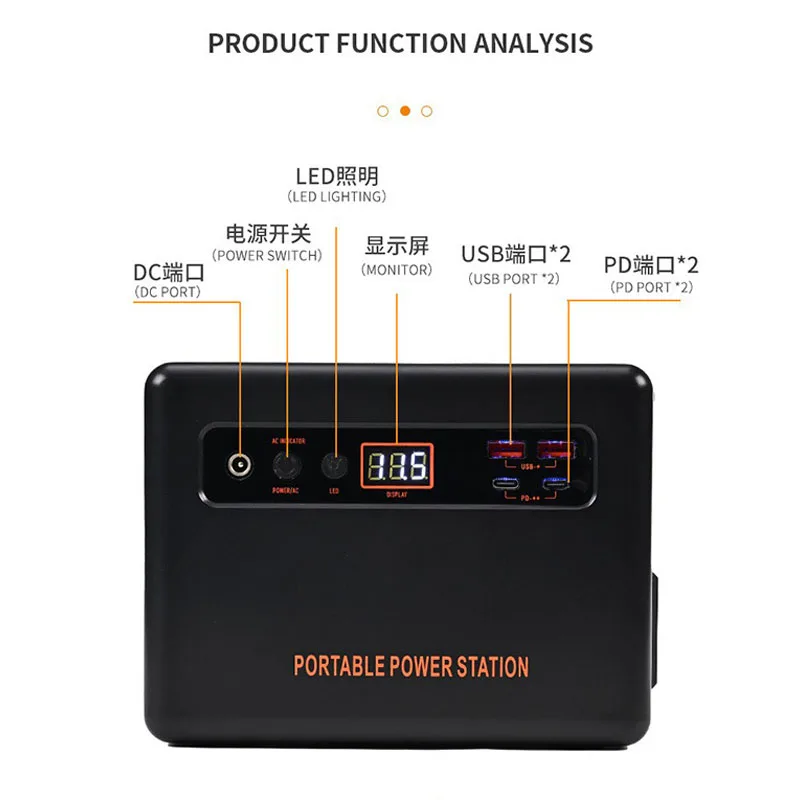 200W Portable Power Station 22 - огляд і ціна Solar Emergency Charger