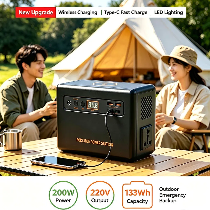 200W Portable Power Station 22 - огляд і ціна Solar Emergency Charger