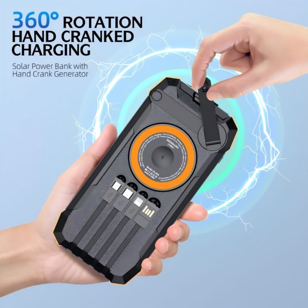 New 50000mAh Solar Power Bank  - огляд і ціна Solar Emergency Charger