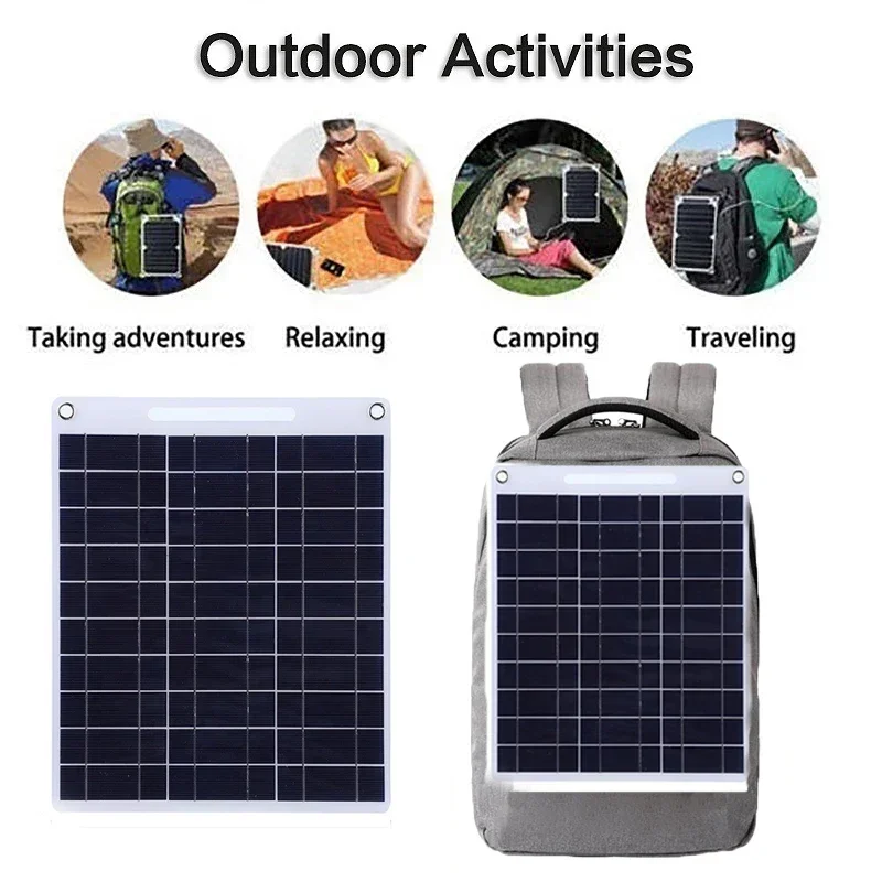 5V Solar Panel Waterproof Port - огляд і ціна Solar Emergency Charger