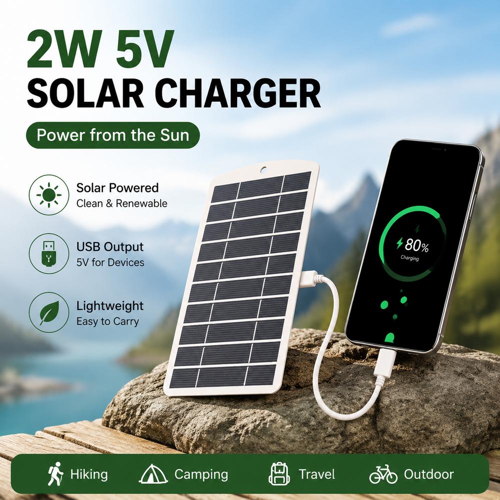 Portable USB Solar Panel Charg - огляд і ціна Solar Emergency Charger