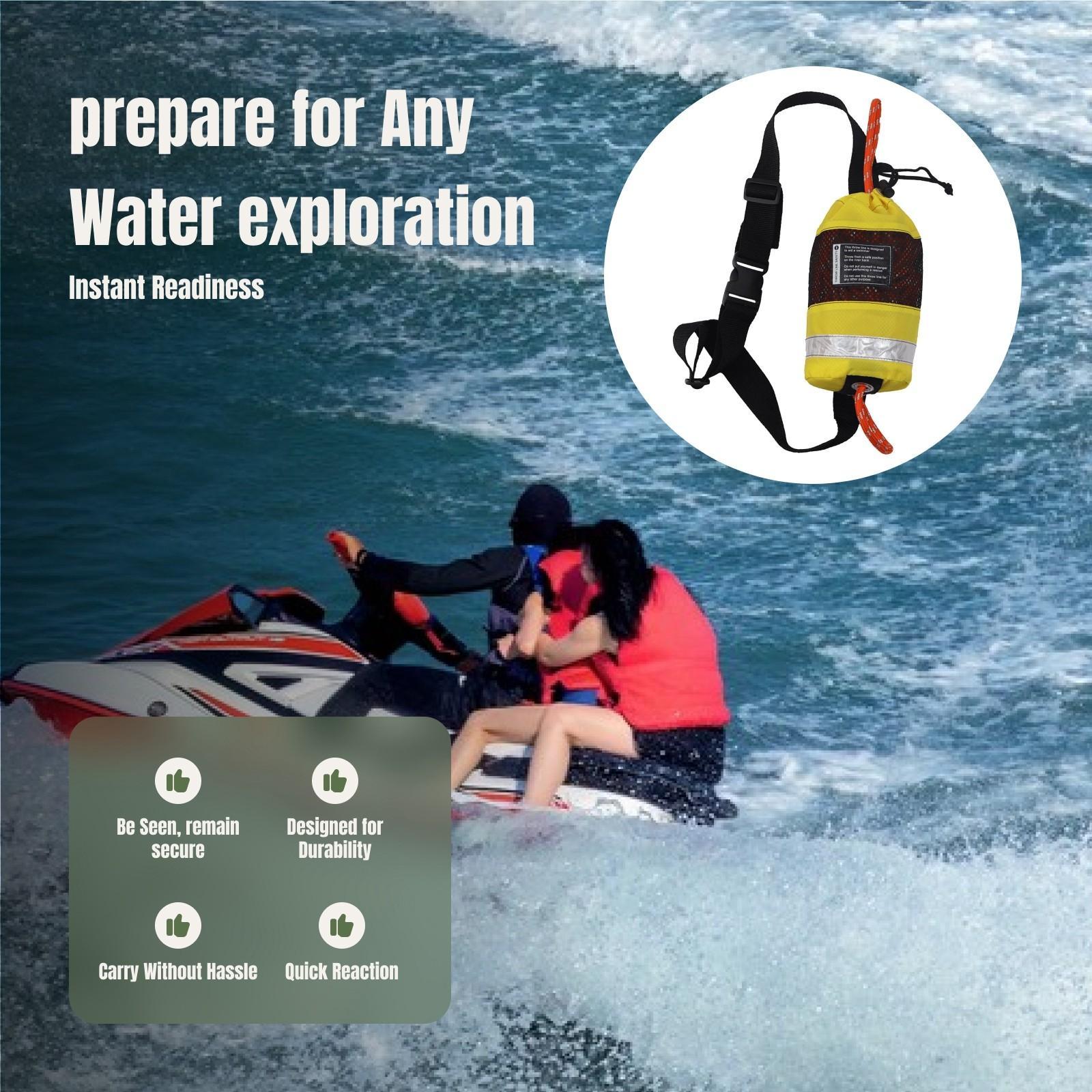 Kayak Throw Rope Bag Water Res - огляд і ціна Rescue Rope Throw