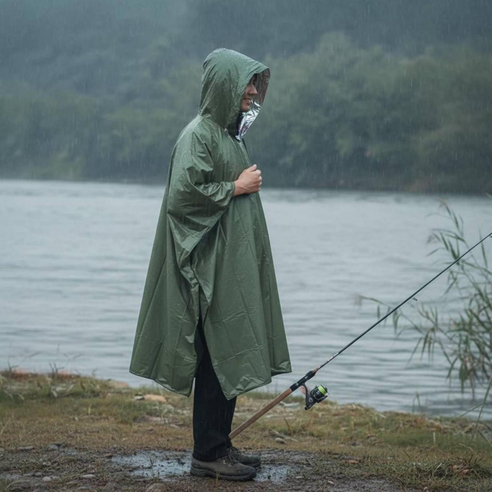 Rain Coat Waterproof Emergency - огляд і ціна Emergency Poncho Rain